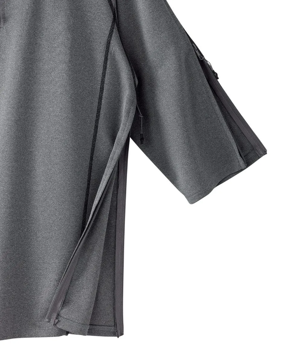Men's Zippered Post Surgery Recovery Top