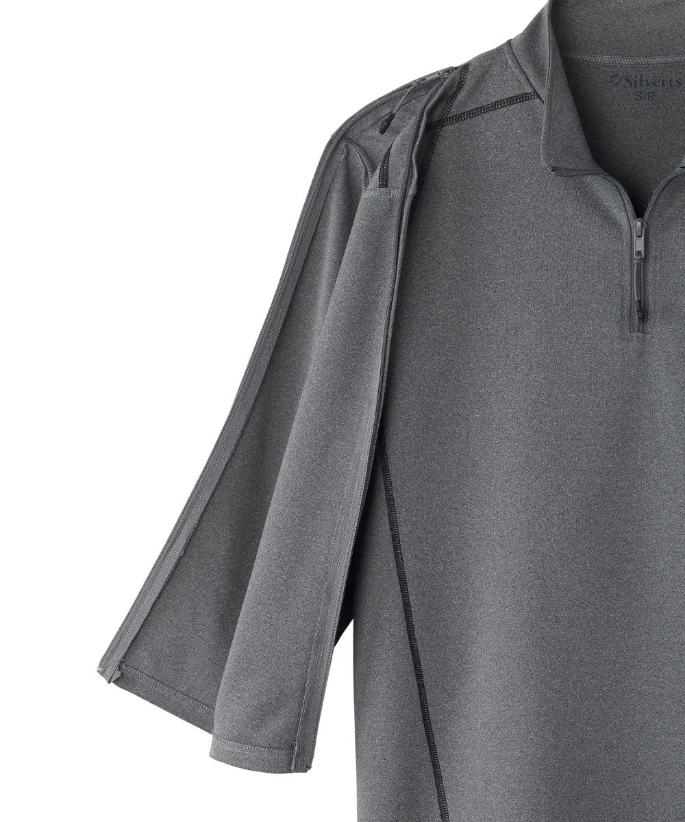 Men's Zippered Post Surgery Recovery Top