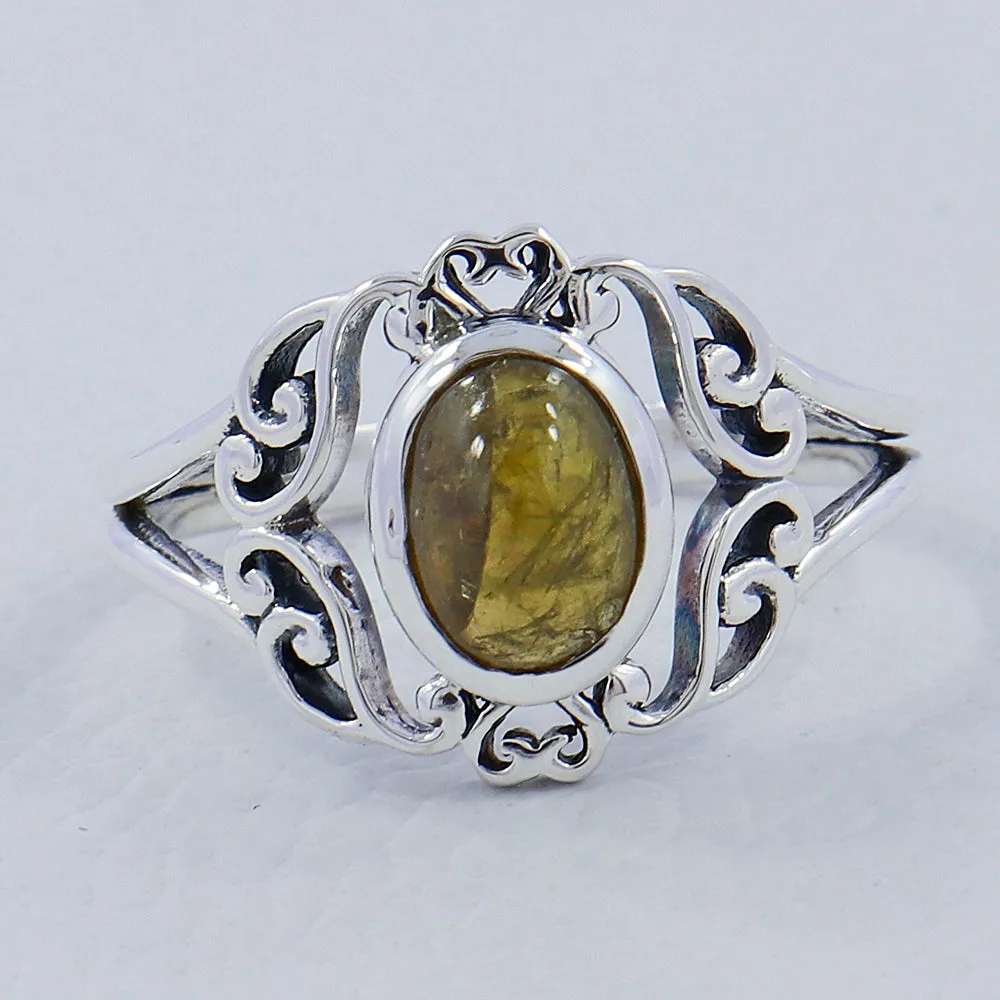Mexican Turquoise Silver Rings