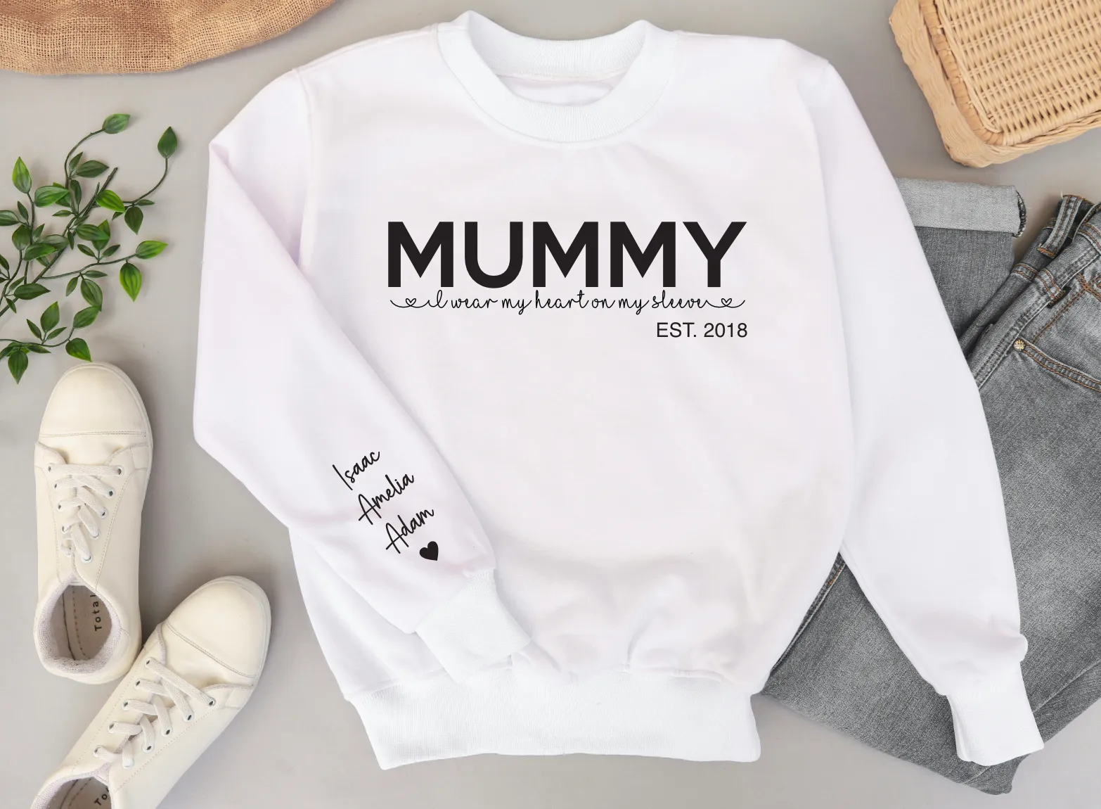 Mother's Day Sweaters - I wear my heart on my sleeve