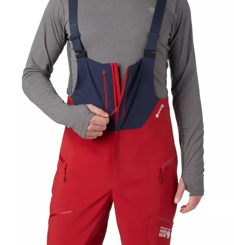 Mountain Hardwear Men's Exposure 2 Gore-Tex Pro Bib Pant - Dark Brick - Large - Regular