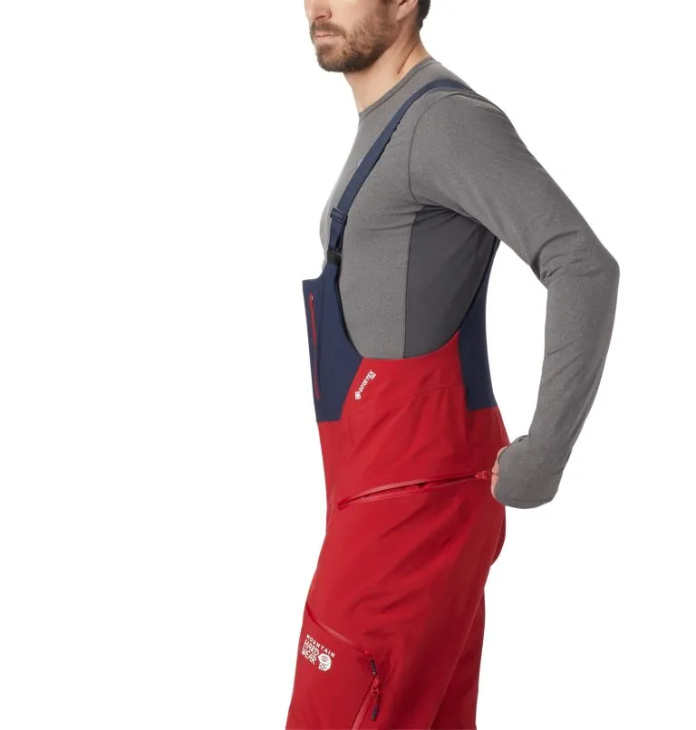 Mountain Hardwear Men's Exposure 2 Gore-Tex Pro Bib Pant - Dark Brick - Large - Regular