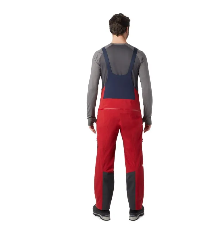 Mountain Hardwear Men's Exposure 2 Gore-Tex Pro Bib Pant - Dark Brick - Large - Regular