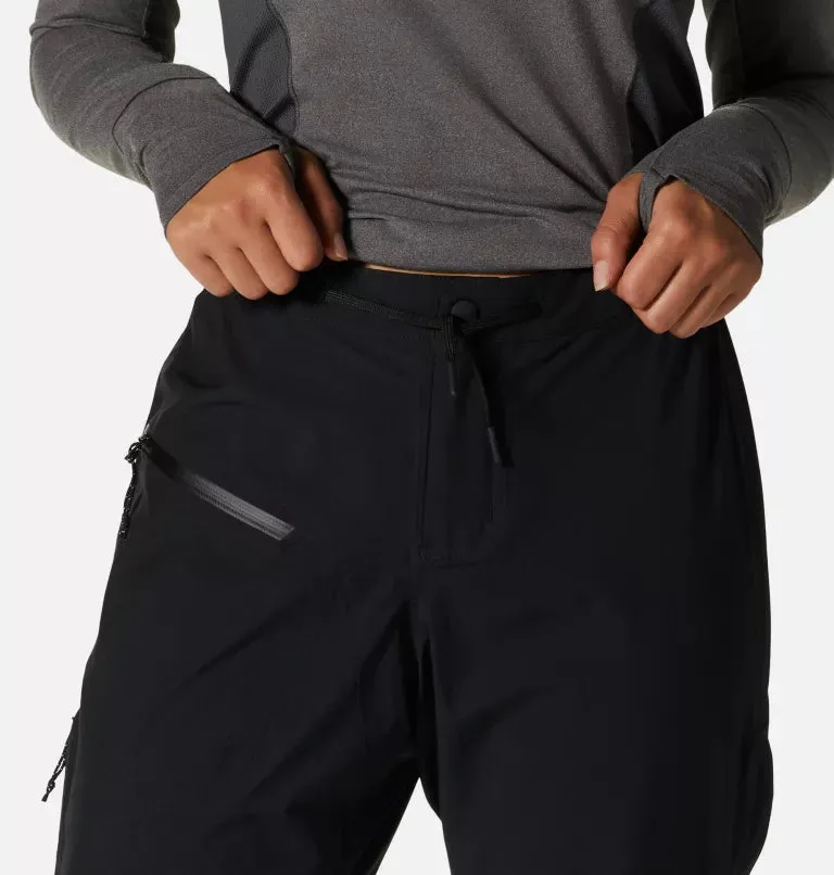 Mountain Hardwear Women's Stretch Ozonic Pant - Black - Regular
