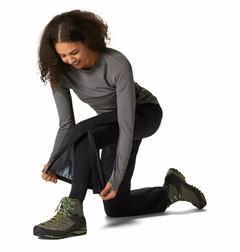 Mountain Hardwear Women's Stretch Ozonic Pant - Black - Regular