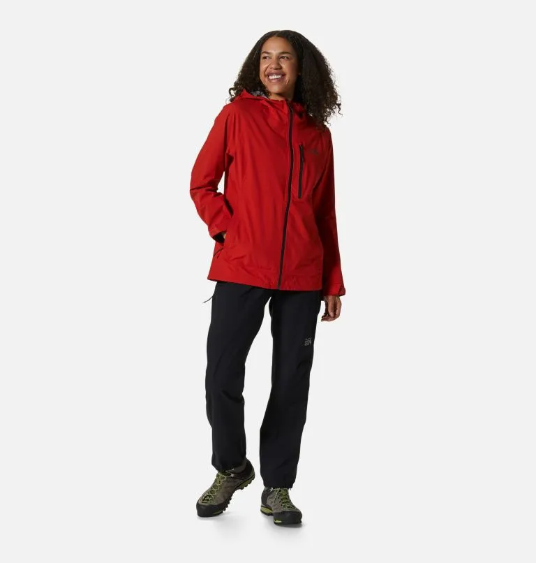 Mountain Hardwear Women's Stretch Ozonic Pant - Black - Regular