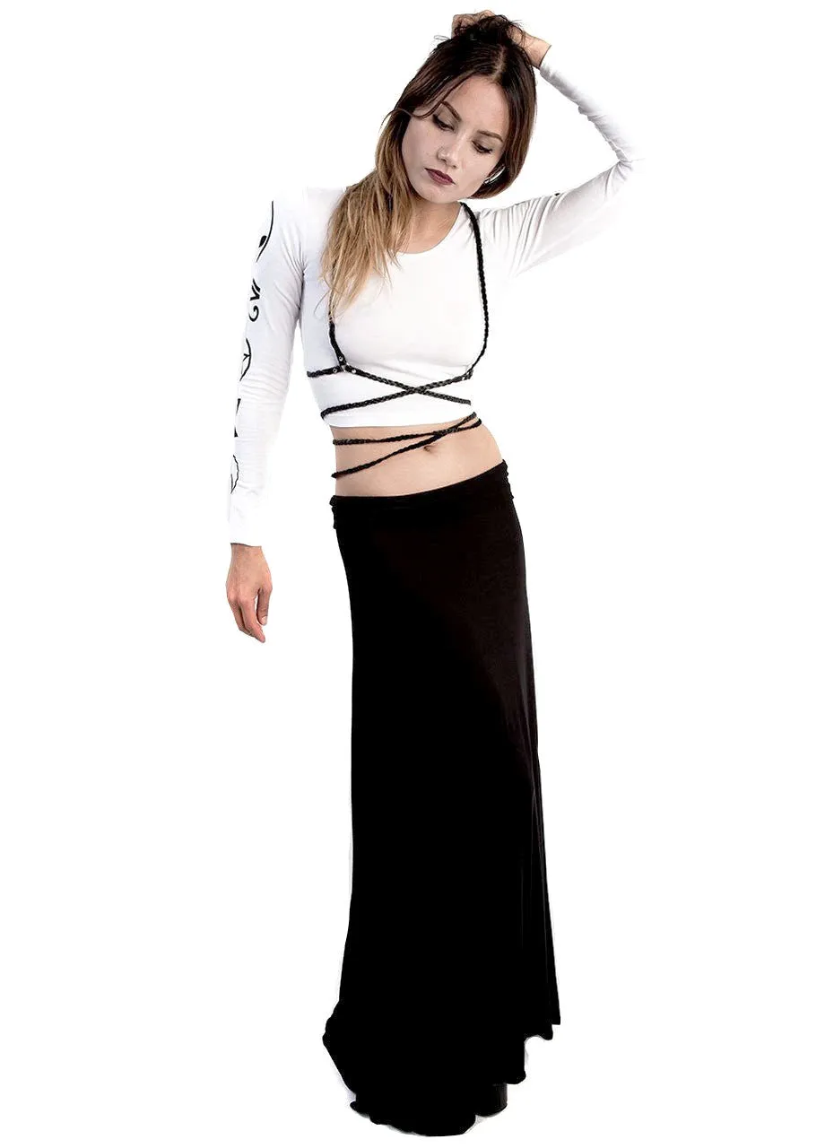 MYVL Symbol Long Sleeve Crop