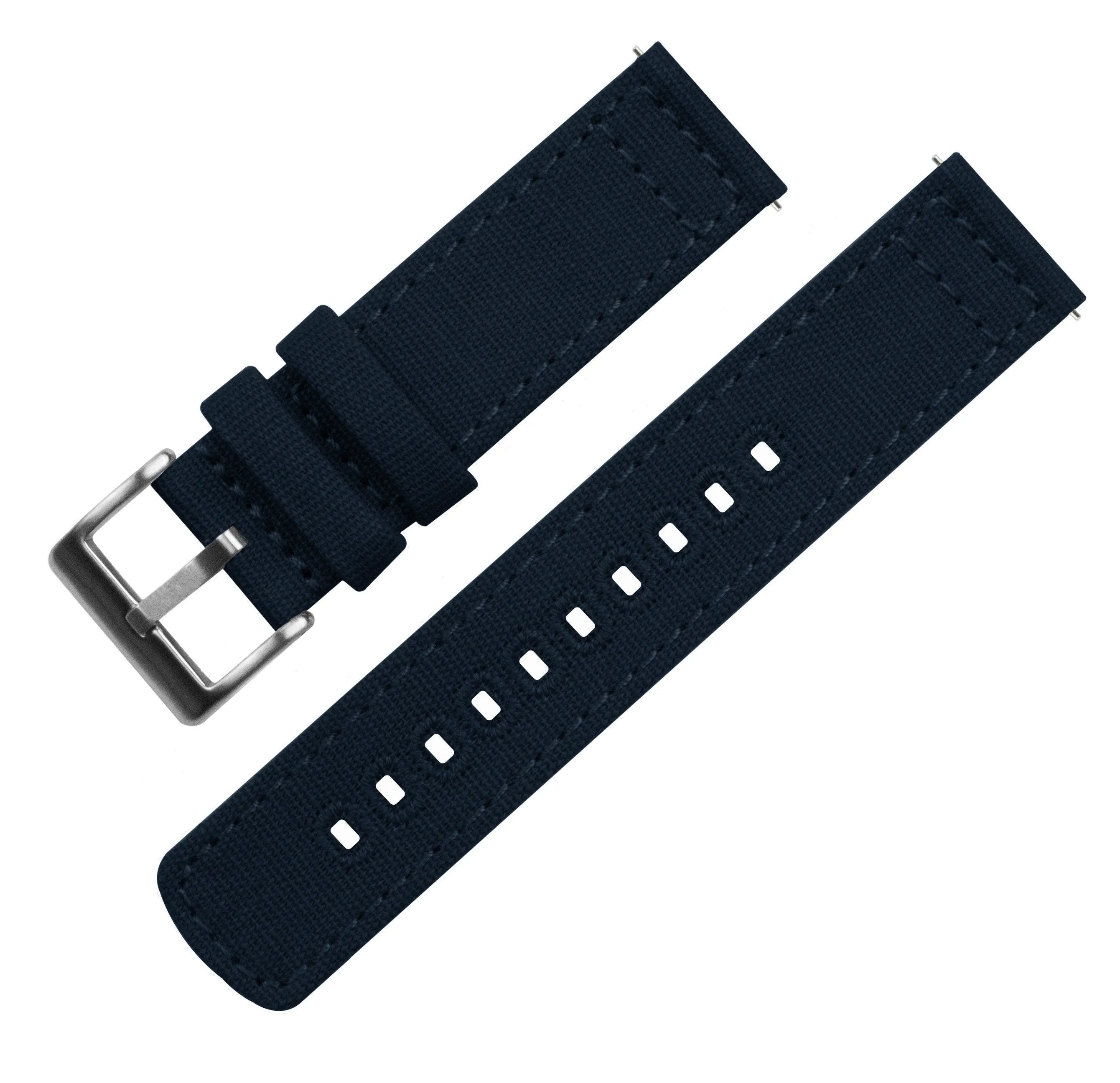 Navy Premium Canvas Watch Band (24mm SALE)