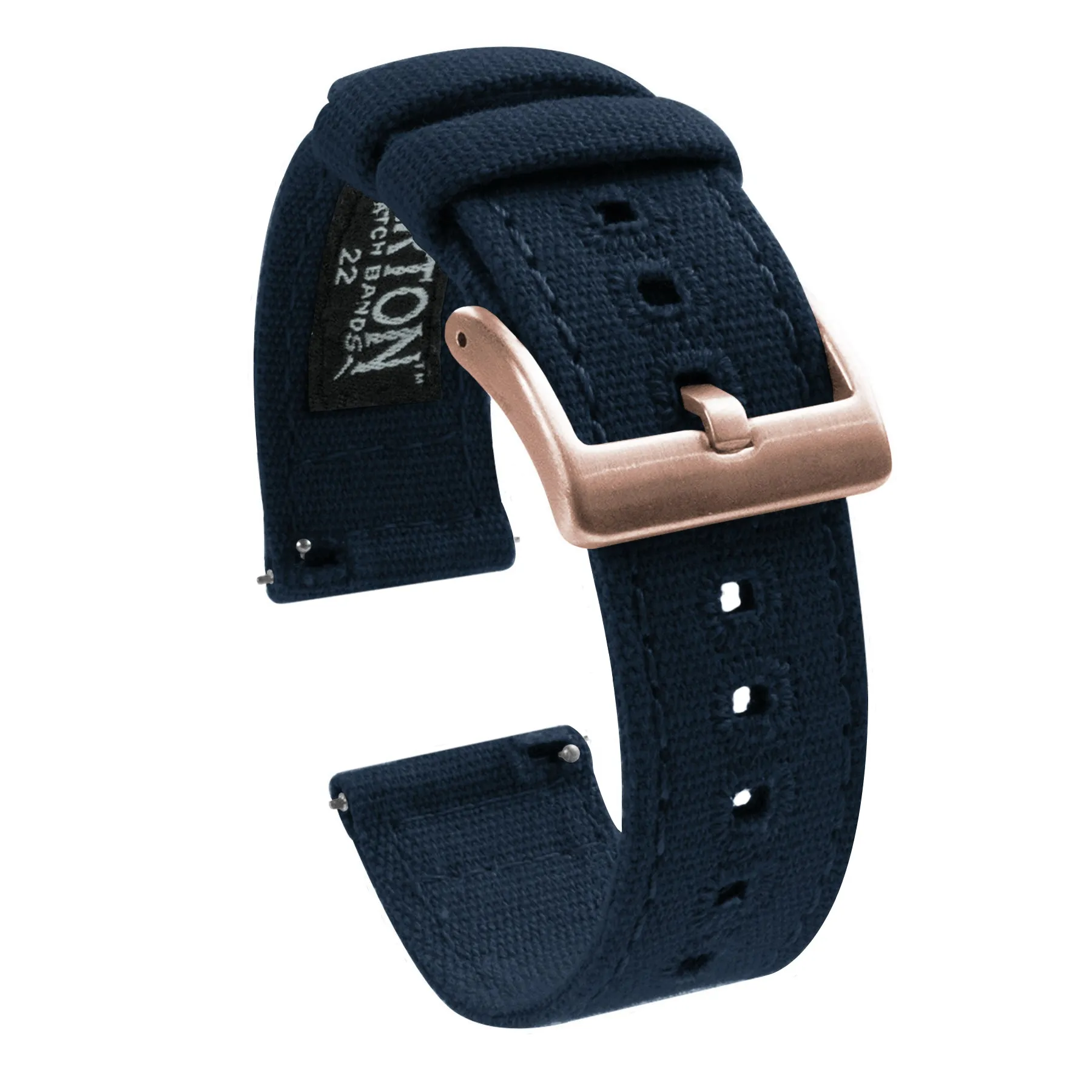 Navy Premium Canvas Watch Band (24mm SALE)