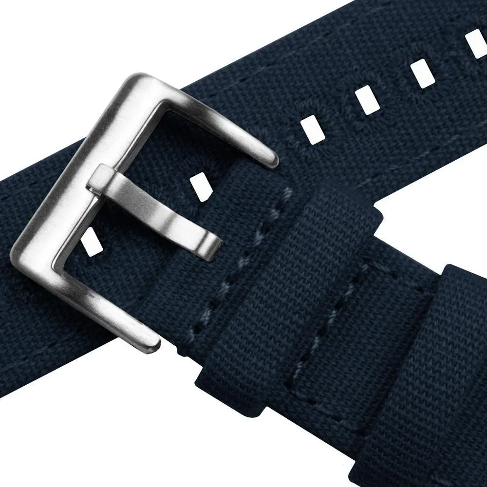 Navy Premium Canvas Watch Band (24mm SALE)