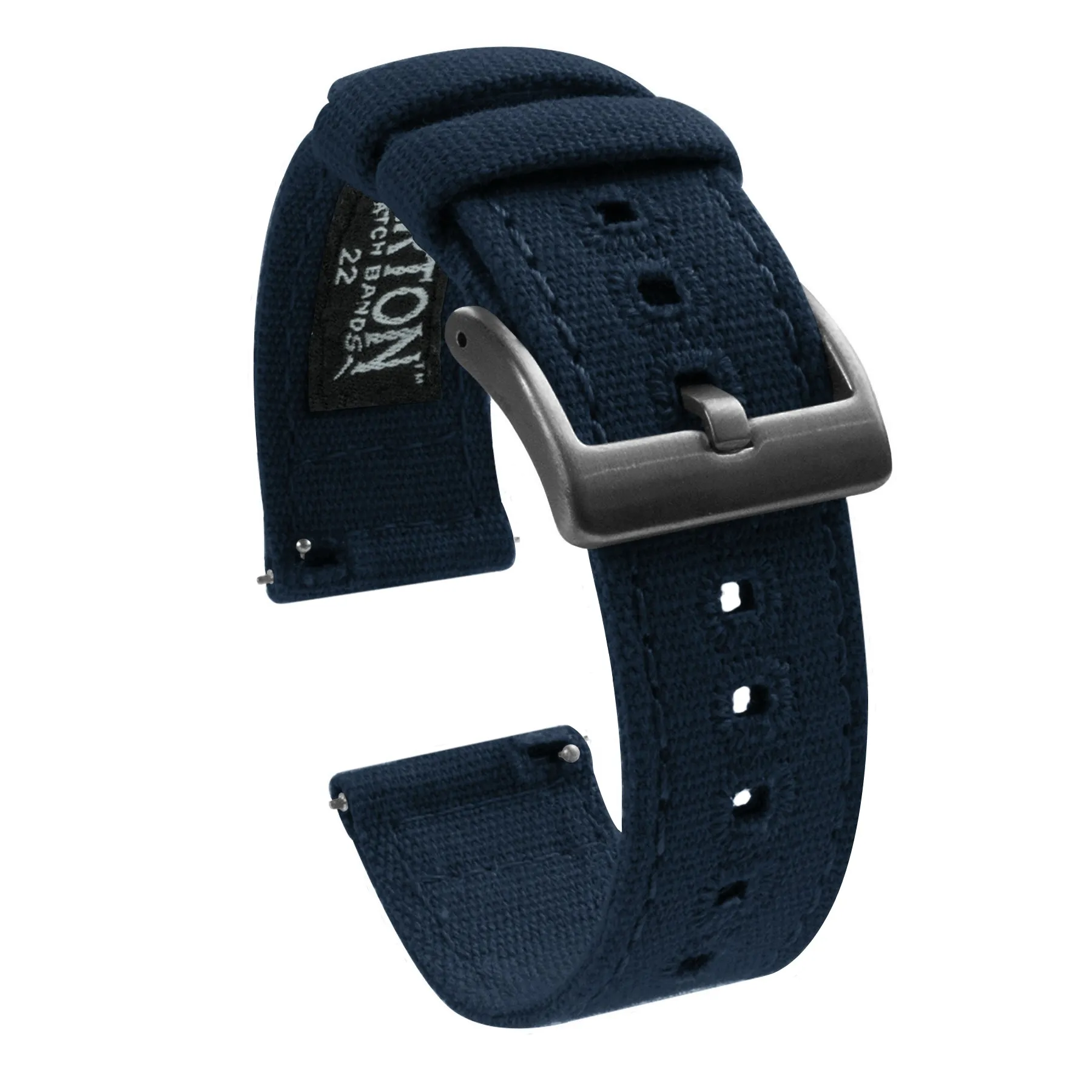 Navy Premium Canvas Watch Band (24mm SALE)