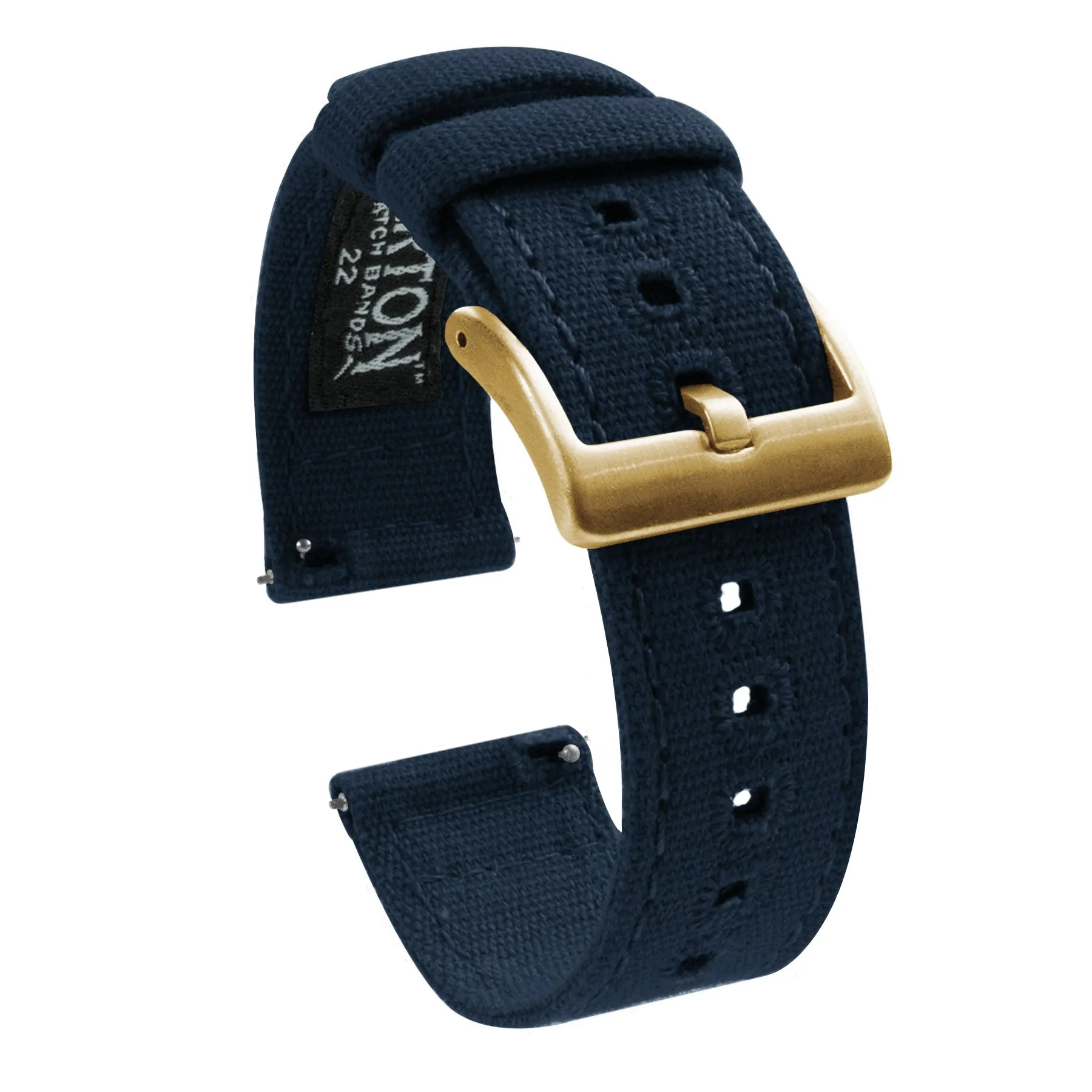 Navy Premium Canvas Watch Band (24mm SALE)