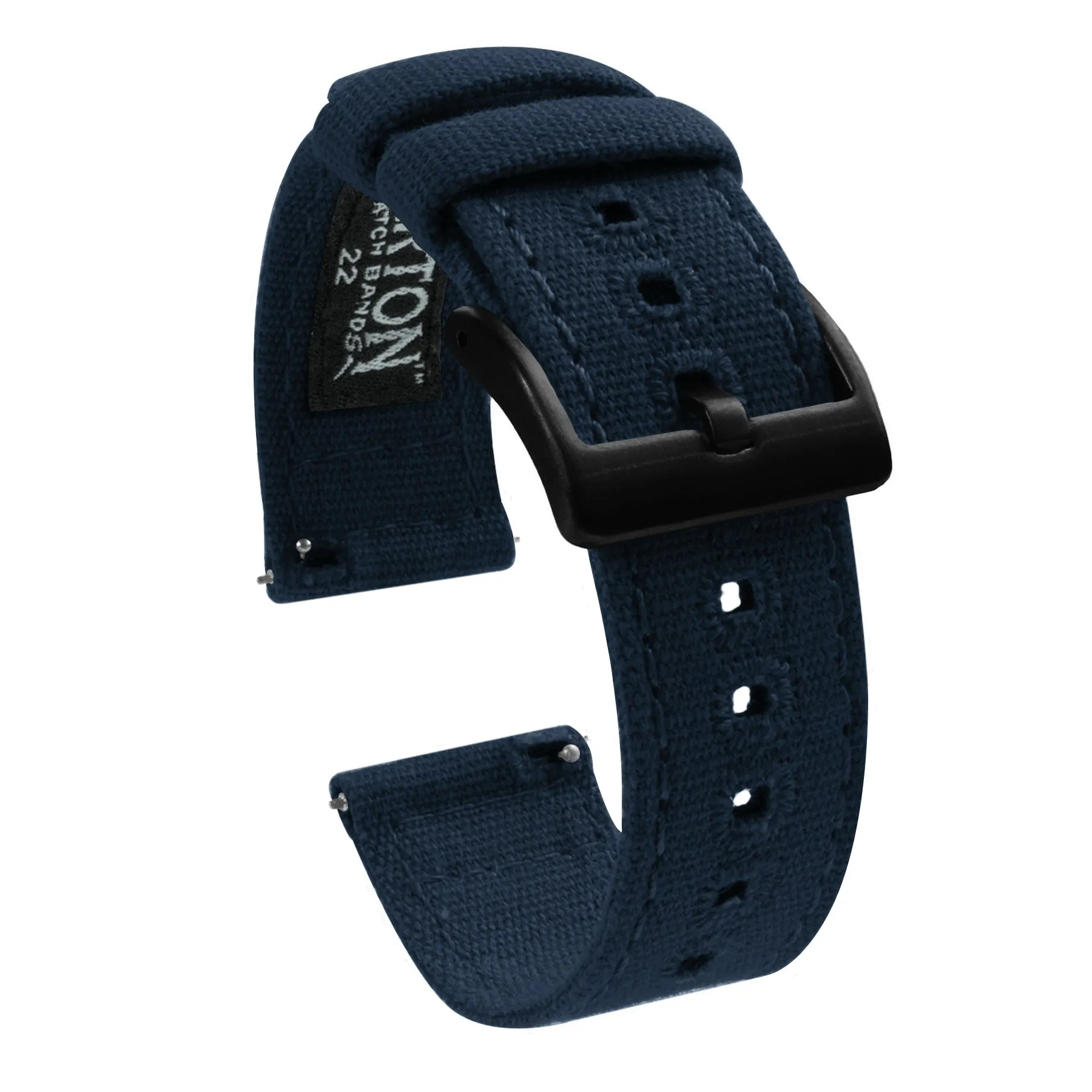 Navy Premium Canvas Watch Band (24mm SALE)