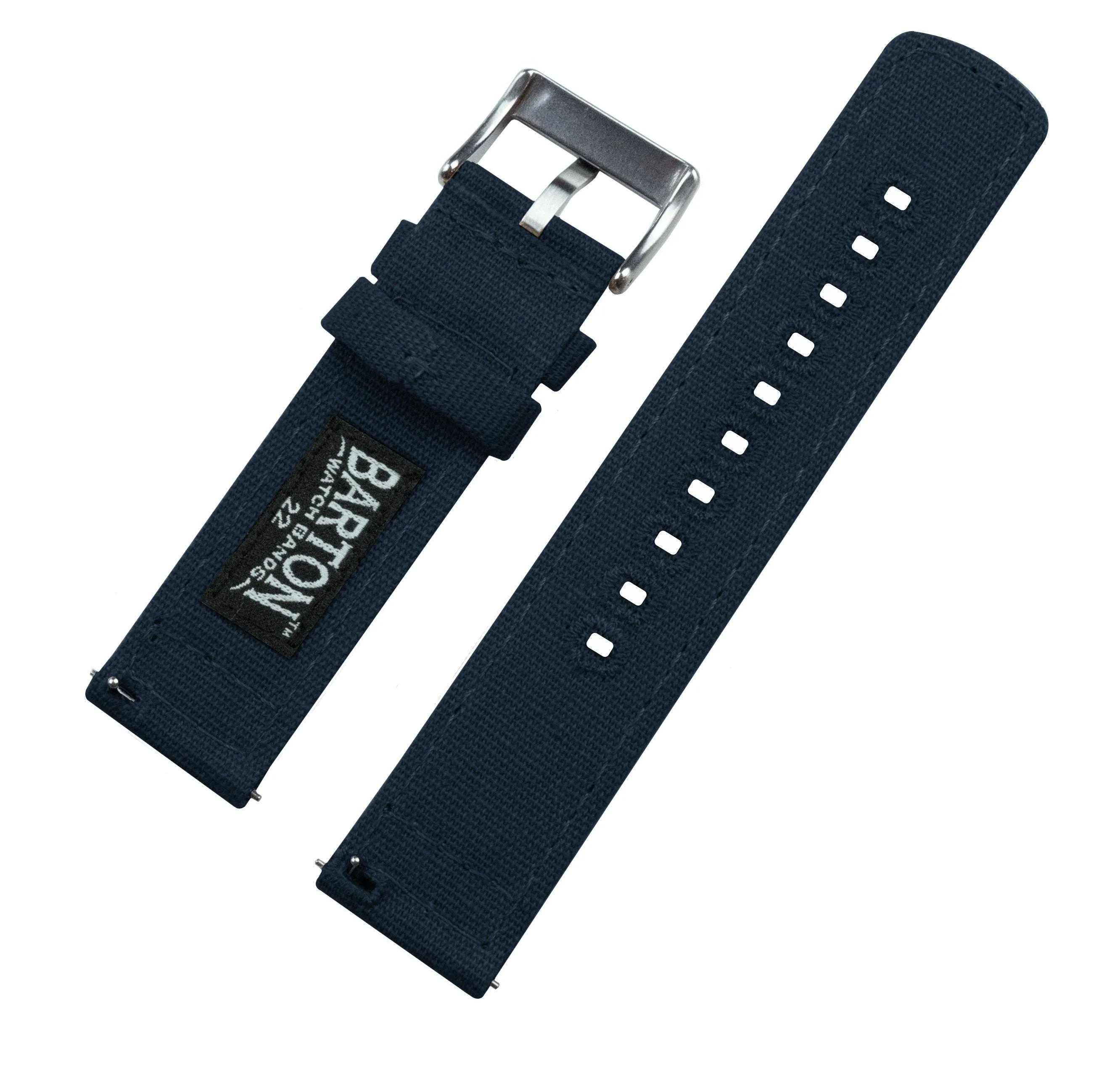 Navy Premium Canvas Watch Band (24mm SALE)