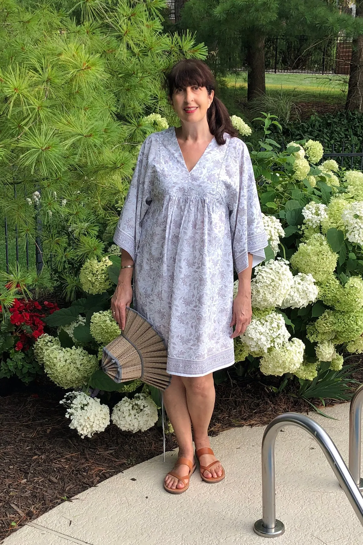Nest Factory Lounging Mini Dress Lavender Flower