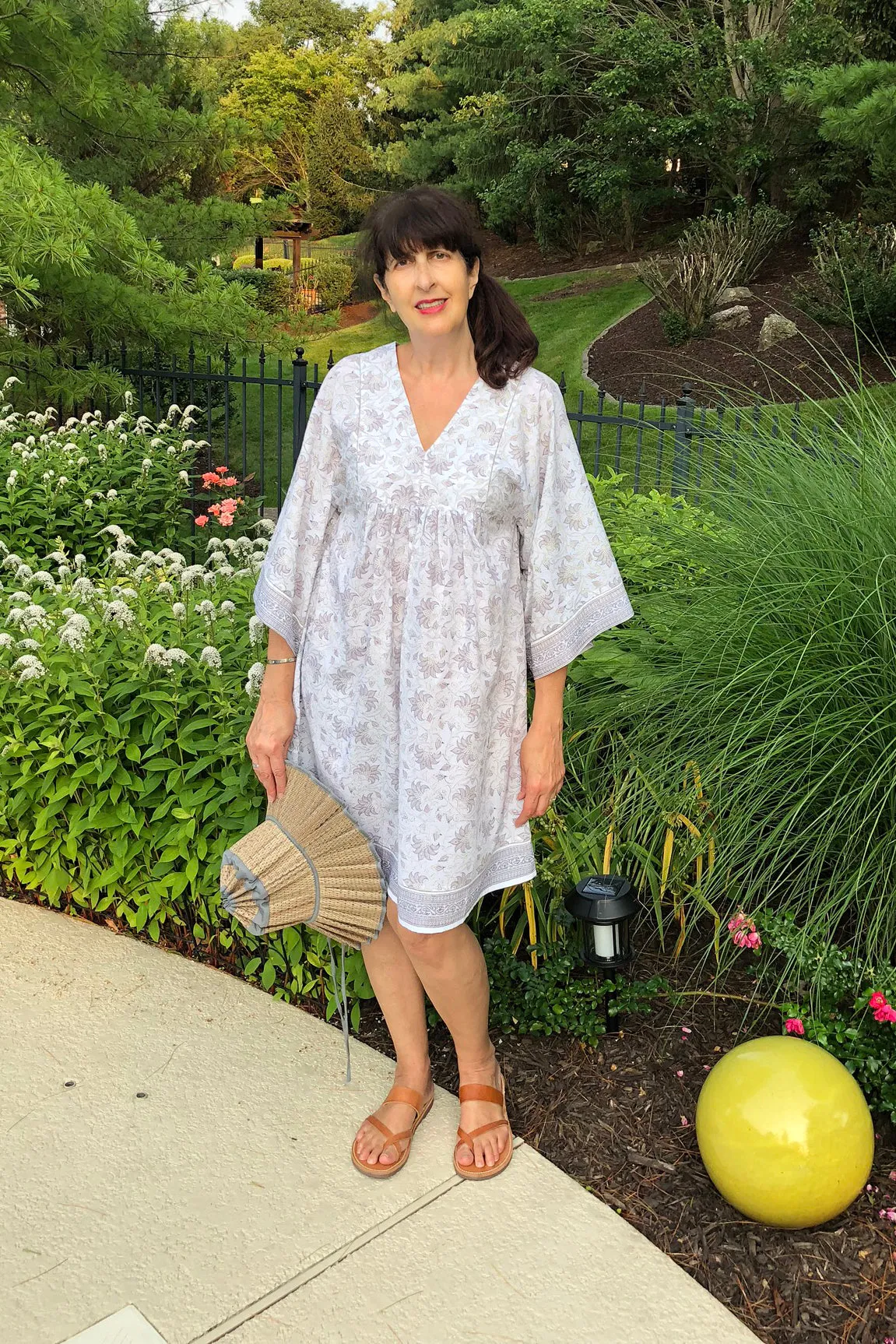 Nest Factory Lounging Mini Dress Lavender Flower