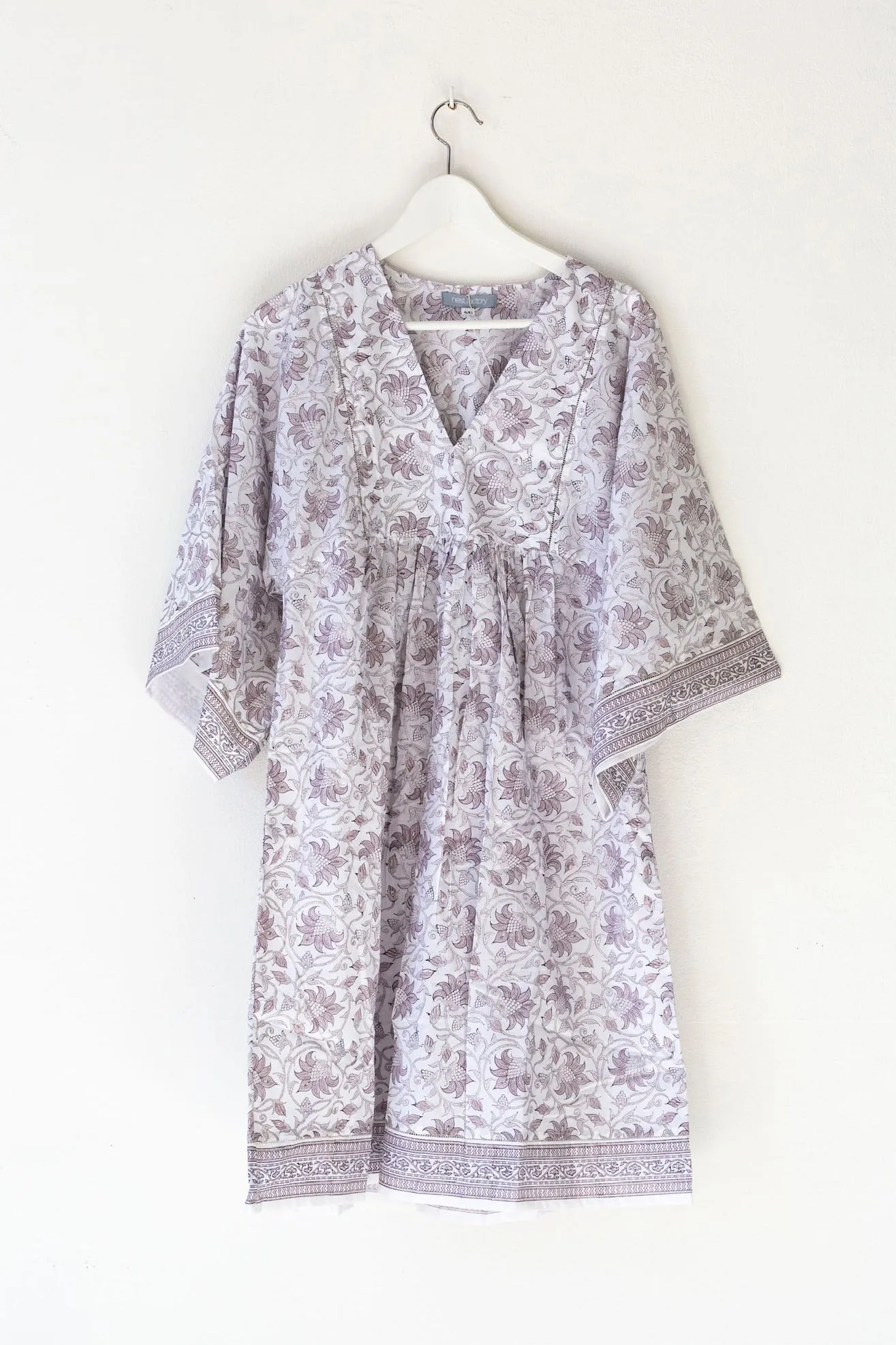 Nest Factory Lounging Mini Dress Lavender Flower