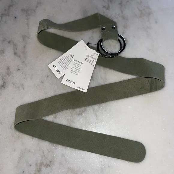 New Express Olive Green Soft Flowy Button Front Trench Jacket Coat