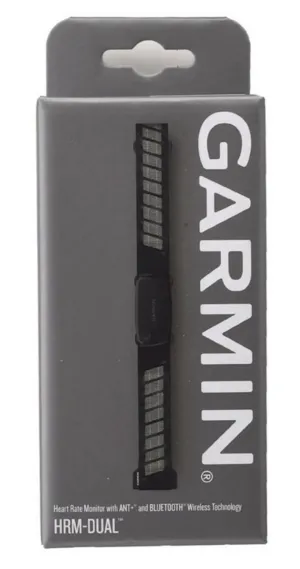 New in box! Garmin HRM-Dual Heart Rate Monitor Heart Rate — the Easy, Accurate Way!