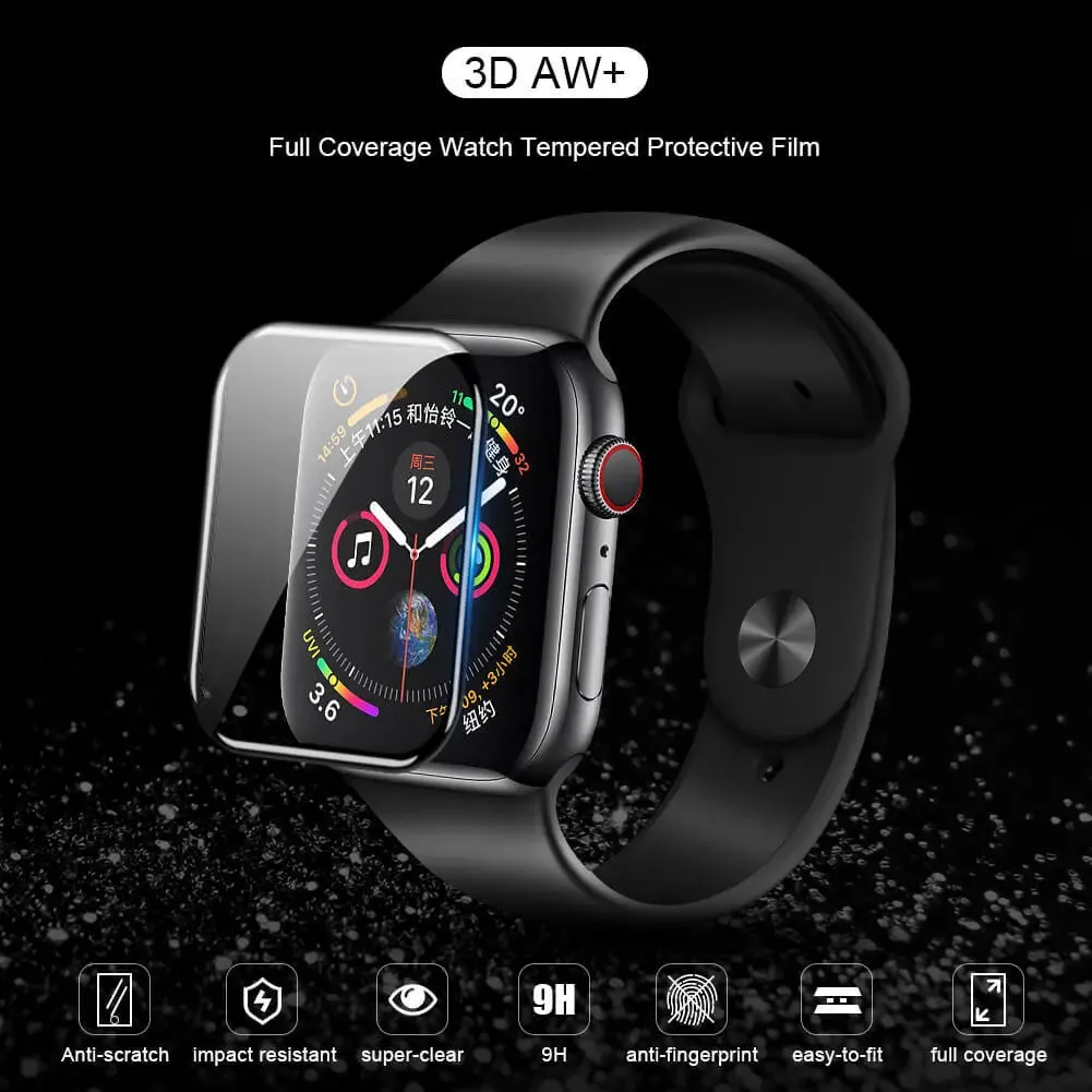 Nillkin 3D AW  Full coverage Tempered Glass Screen Protector for Apple Watch