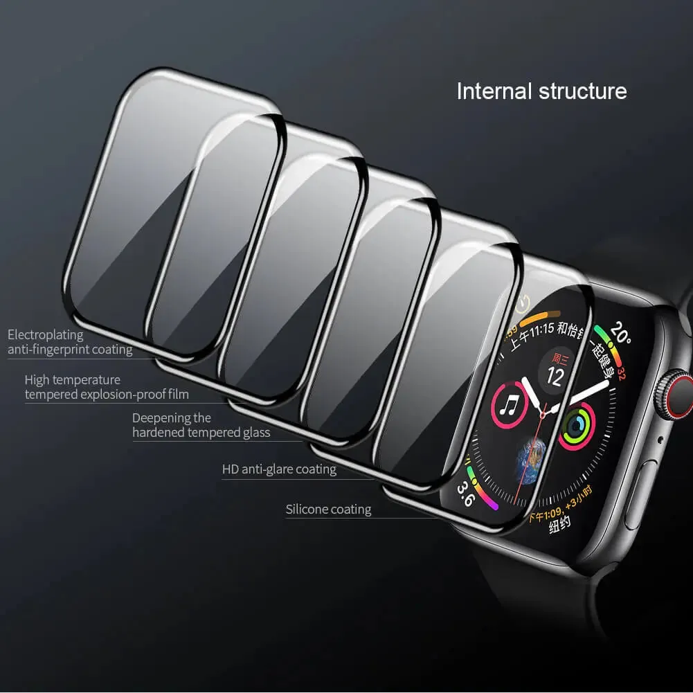 Nillkin 3D AW  Full coverage Tempered Glass Screen Protector for Apple Watch