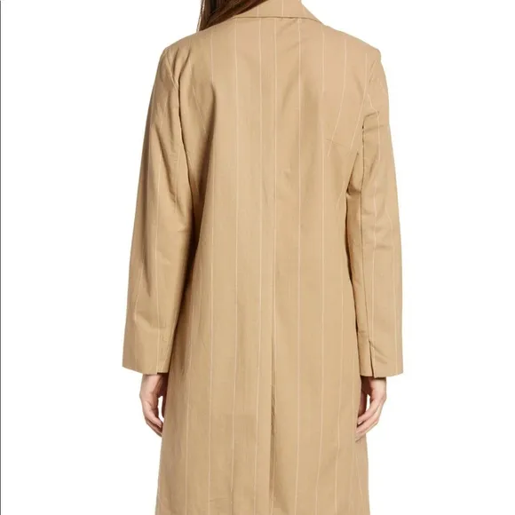 NWT Prima X Nordstrom  Double Breasted Jacket Trench Coat Large