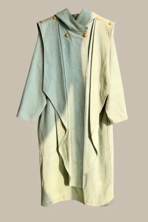 Odyssey Overcoat in Oxide Blue Denim {Made to Order}