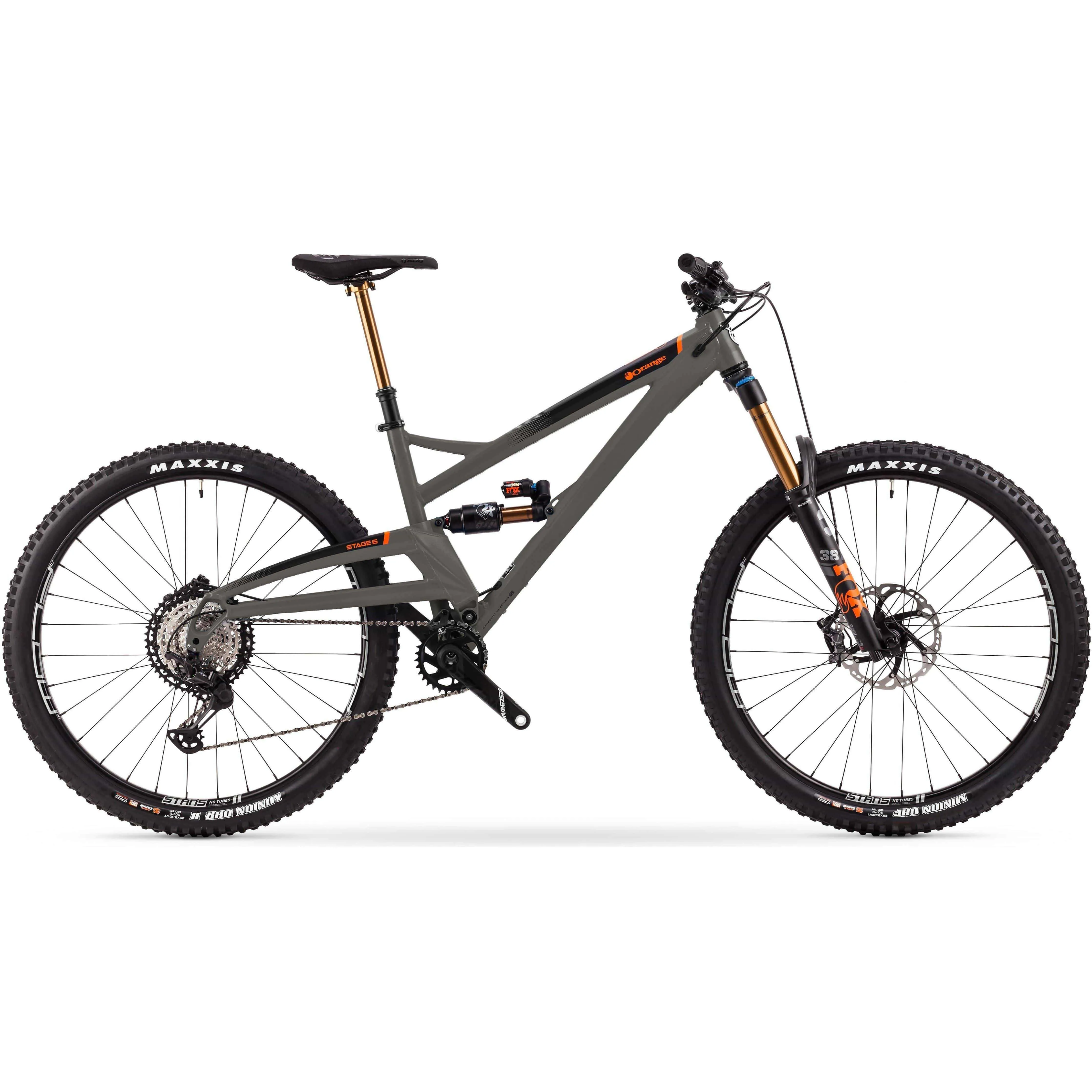 Orange Stage 6 Factory Mountain Bike 2021 - Charcoal Grey