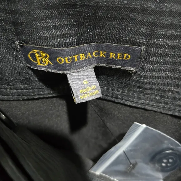 Outback Red Double-Breasted A-Line Skirt