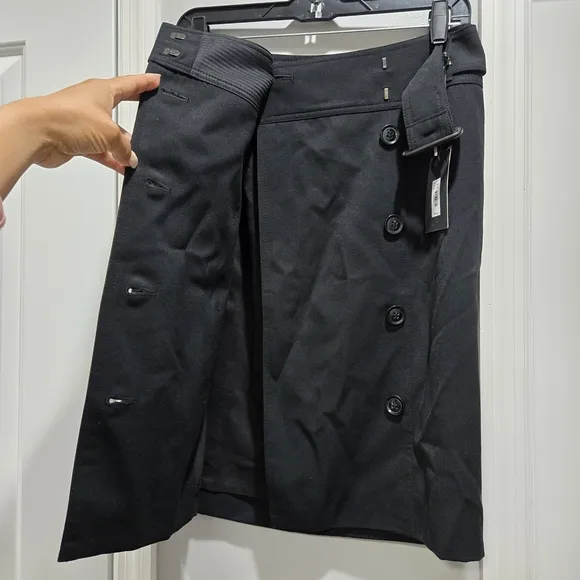 Outback Red Double-Breasted A-Line Skirt