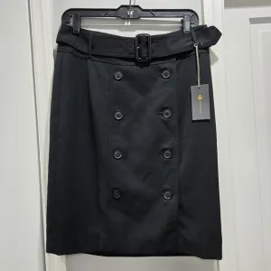 Outback Red Double-Breasted A-Line Skirt