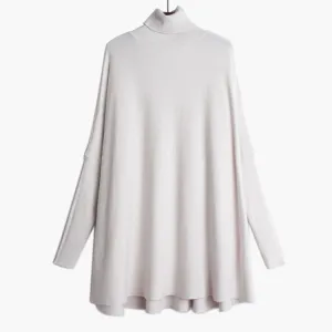 Oversized Knitting Sweater Loose Fit Turtleneck