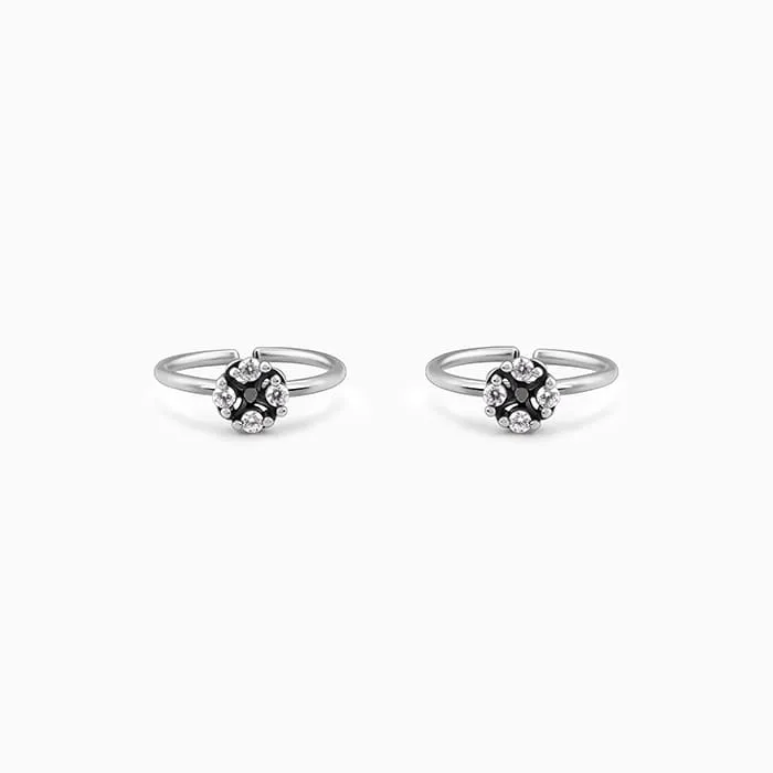 Oxidised Silver Shefali Toe Rings