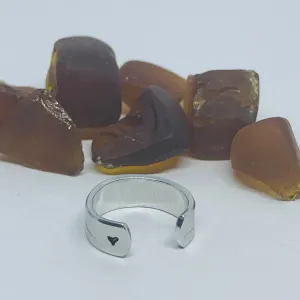 Penis Design Hand Stamped Ring | Statement | Stamped Metal Cuff Ring | Toe Finger Ring | Sex Cock Dick Schlong Johnson Jewelry