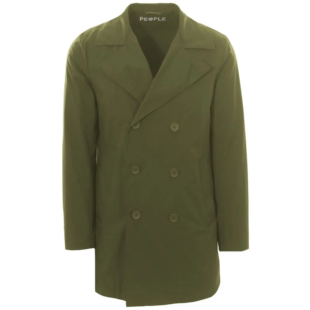 People Of Shibuya Green Recycled Polyester Men Jacket