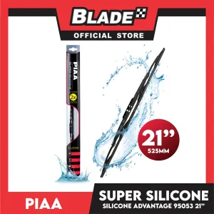 Piaa Wiper Super Silicon 21'' 95053 for Audi A4, Honda Jazz, Hyundai Coupe, Kia Rio, Mazda 323, Mitsubishi Strada, Toyota Fortuner, Camry