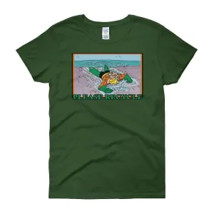 Please Recycle Fitted T-Shirt