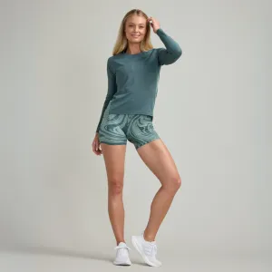 Power Panel Long Sleeve - Seafoam