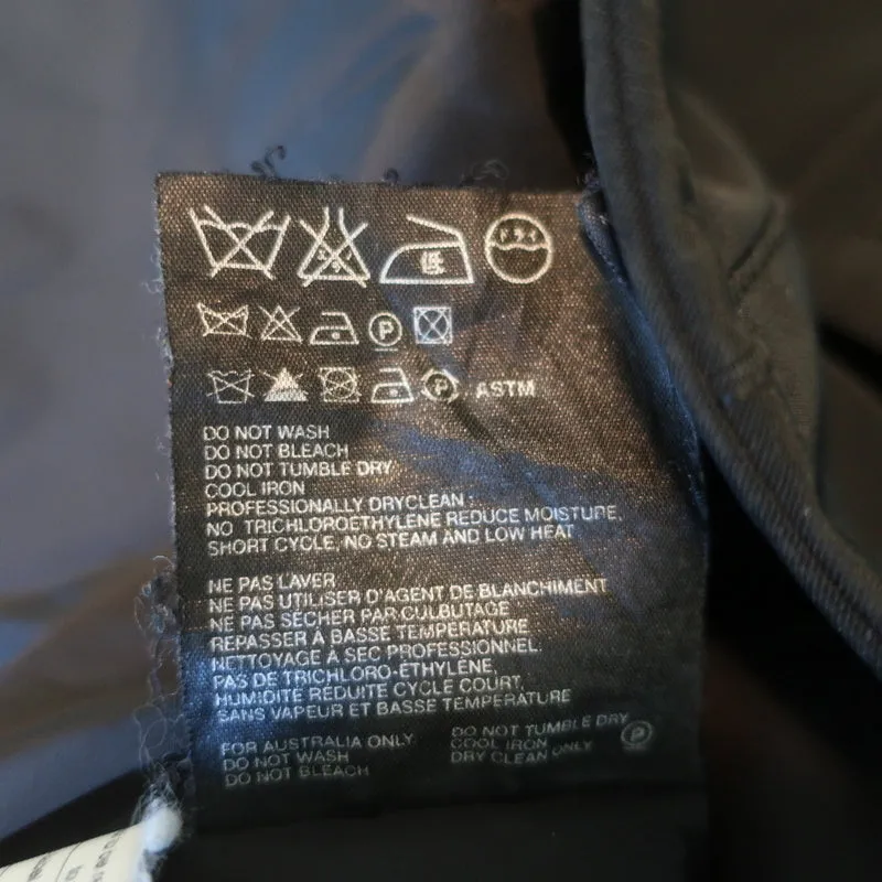 Prada Trench Coat Black Stretch Polyester Size 42 Single Breasted Jacket