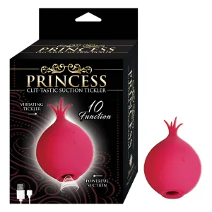 PRINCESS CLIT-TASTIC SUCTION TICKLER-RED