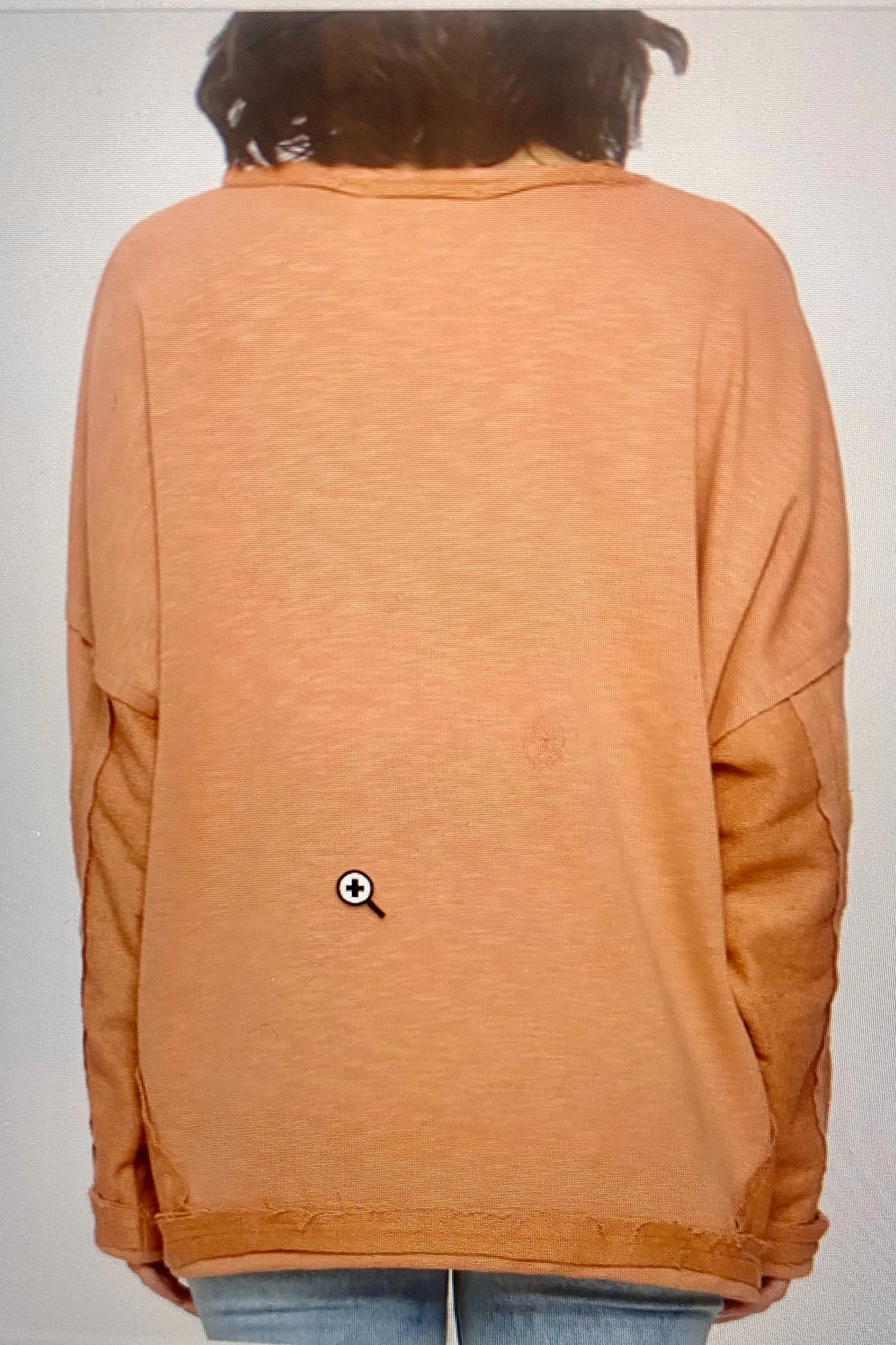 Pullover Patchwork Loose Fit Sweatshirt