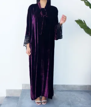 Qabeela SS17 Silk Velvet Boho Kaftan