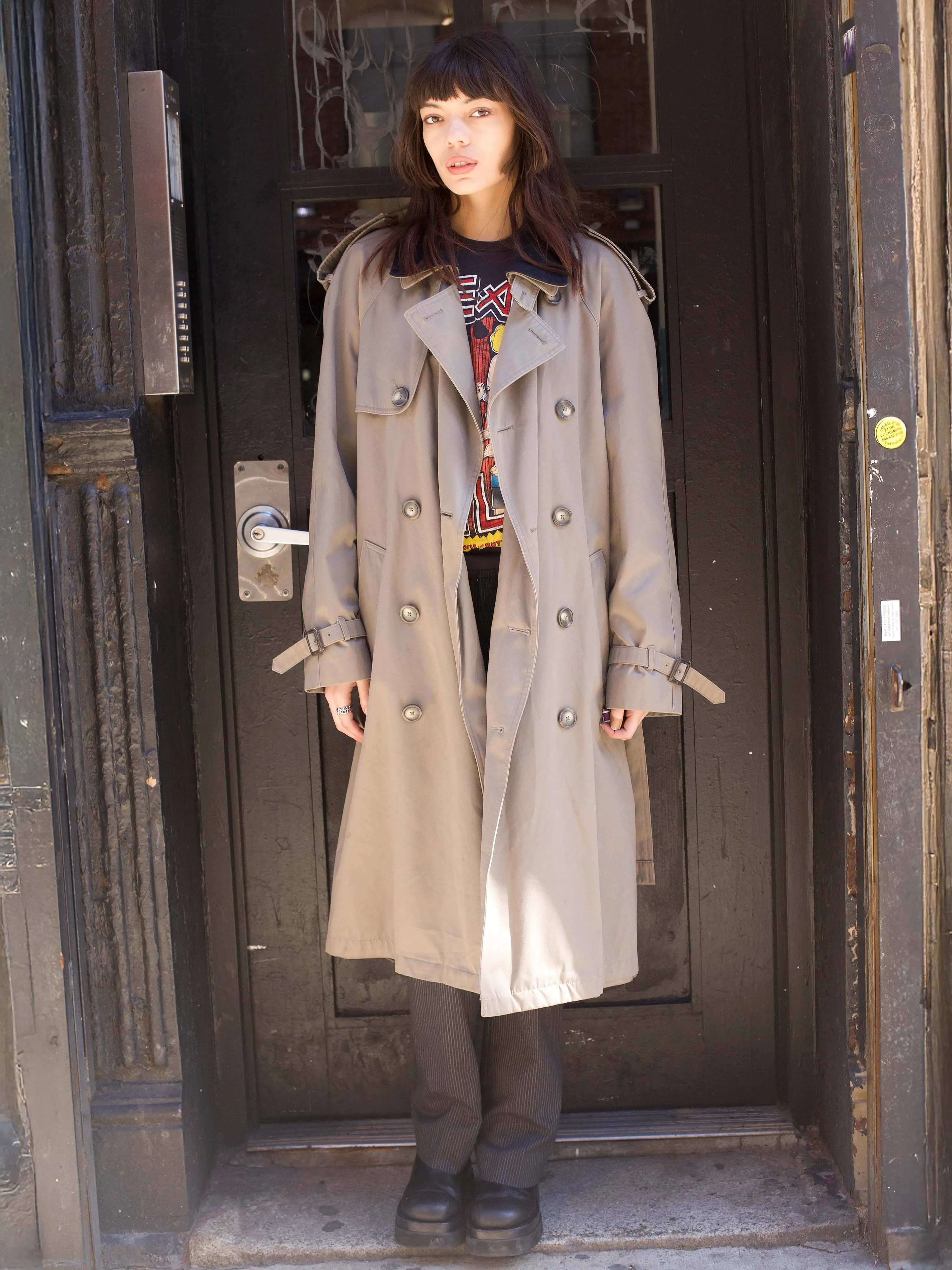 Ralph Lauren Olive Trench Coat