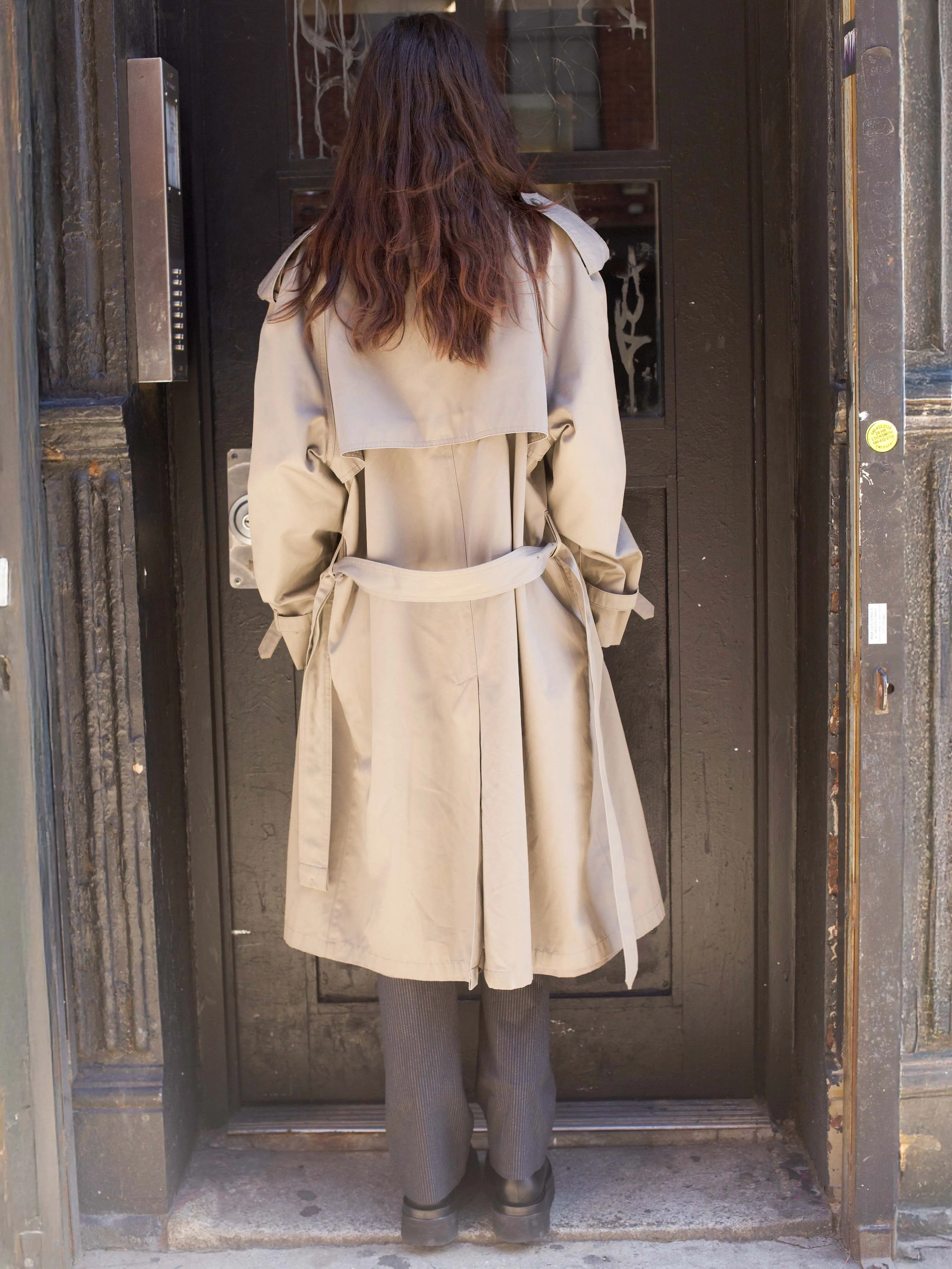 Ralph Lauren Olive Trench Coat