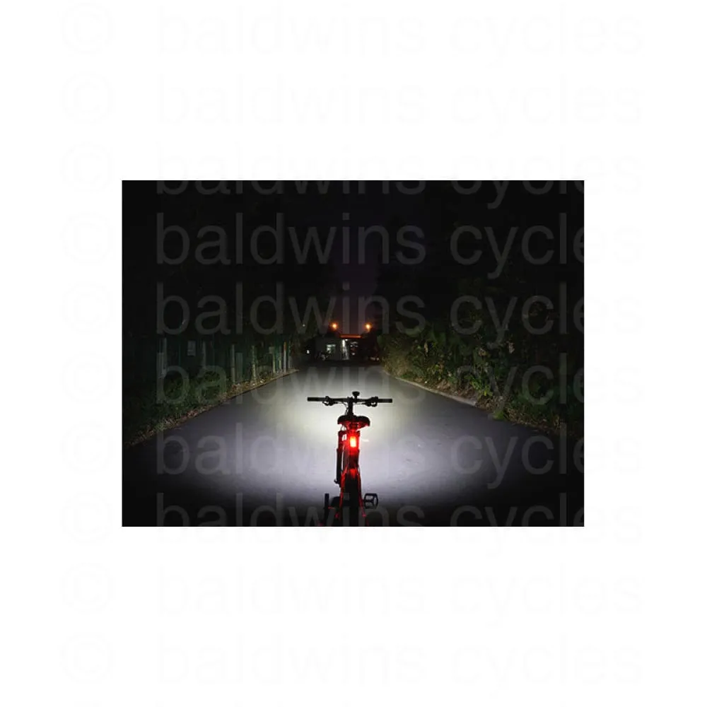 Ravemen PR2400 USB Rechargeable DuaLens Front Light with Remote in Grey/Black (2400 Lumens)