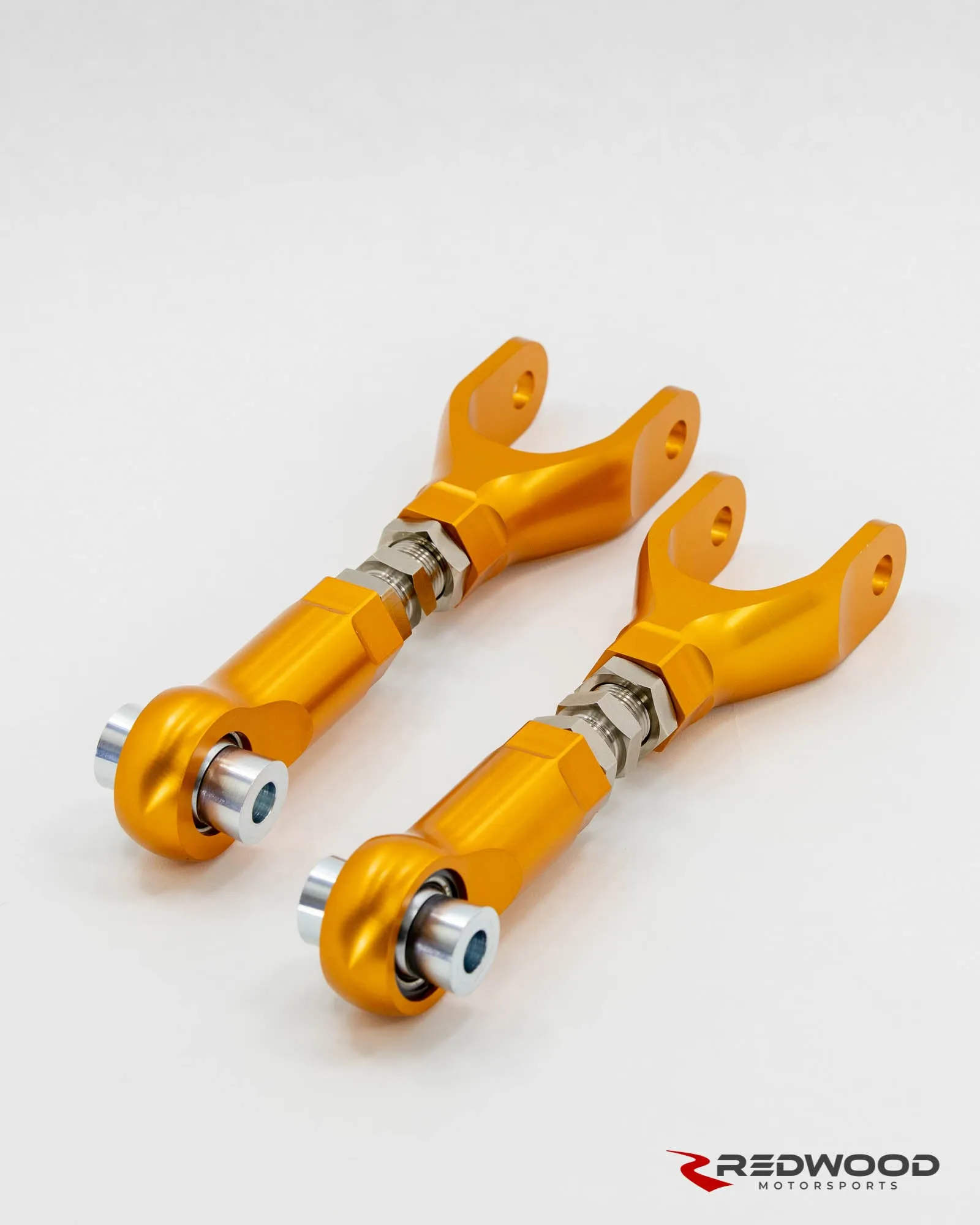 Redwood Motorsports Spherical Bearing Rear Control Arms Camber/Toe Adjustment - Model 3 / Y