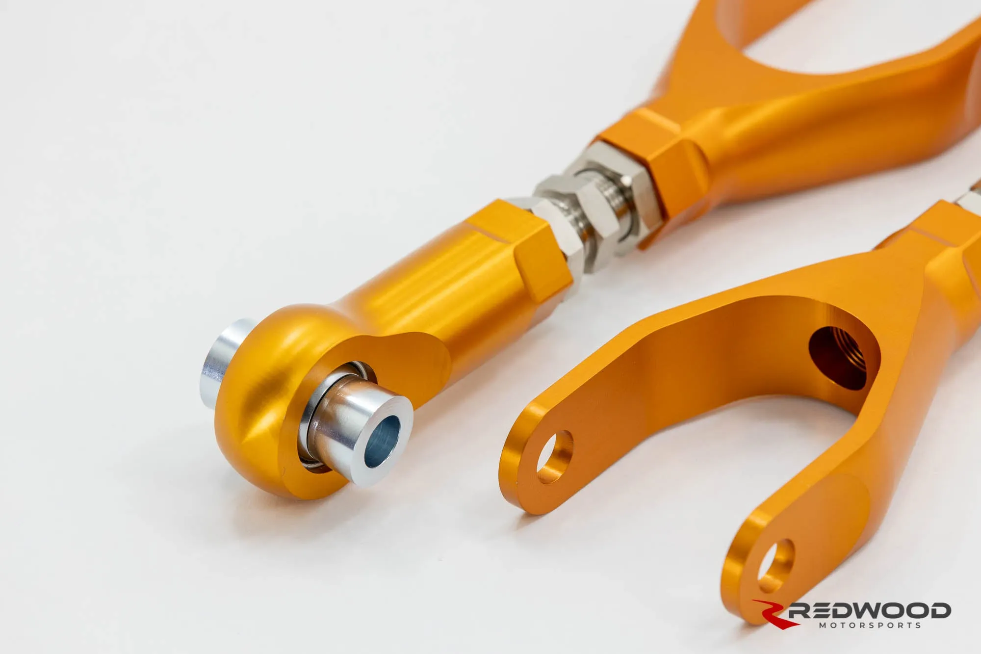 Redwood Motorsports Spherical Bearing Rear Control Arms Camber/Toe Adjustment - Model 3 / Y