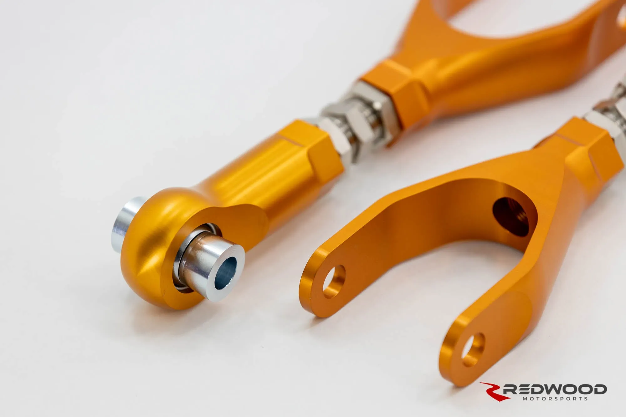 Redwood Motorsports Spherical Bearing Rear Control Arms Camber/Toe Adjustment - Model 3 / Y