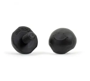 Rio Roller Quad Roller Skate Stopper Jam Plugs - Black - 5/16" - 5/8"