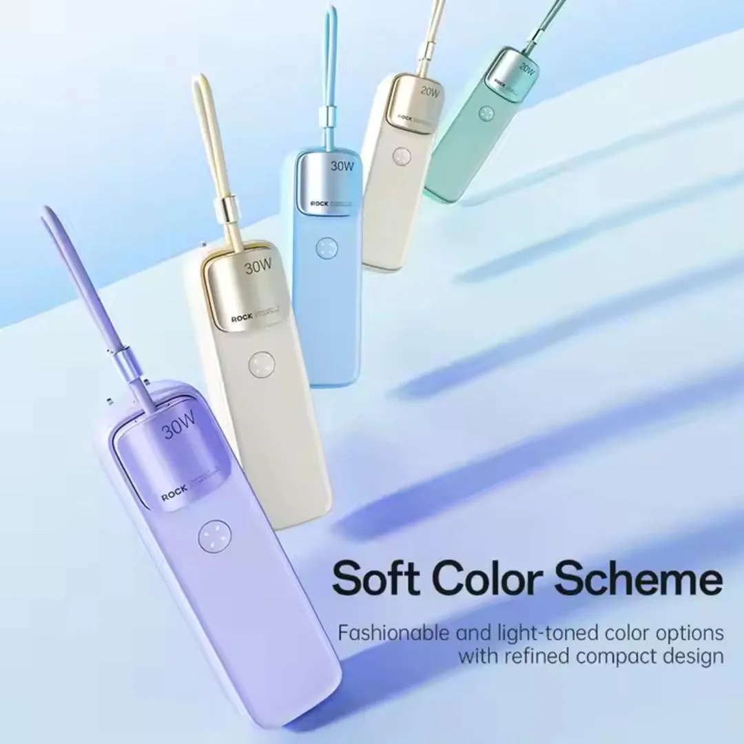 ROCK 30W SwiftCharge Mini Power Hub 5000mAh Power Bank